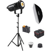 Resim GDX LV-700C-II Full Set (70x100 Softbox + 260 cm Kalın Işık Ayağı) 