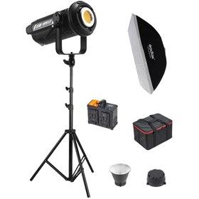 Resim GDX LV-700C-II Full Set (70x100 Softbox + 260 cm Kalın Işık Ayağı) 