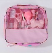 Resim Yaozixa Bebek Bakımı 13 Parça Seti - Burun Emici, Tırnak Kırıcı Ve Temizlik Araçları - Güvenli, Hafif Ve Konforlu Pembe Paket 