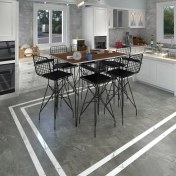 Resim Kenz Life Knsz Masa Sandalye Takımı HEM105ZENGIN Cvzsyh 130*070 6 Sandalye Syhsyh Kolçaklı 