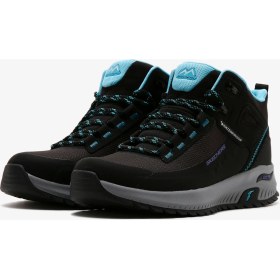 Resim Skechers Arch Fit Discover - Elevation Gain Kadın Siyah Outdoor Bot 180086 Bkbl 