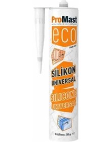 Resim 280 Gr Promast Pms 150 Ecosil Genel Amaçlı Silikon Siyah 