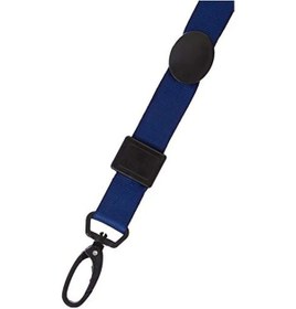 Resim K-1502 Pls Plastik Akrep Kancalı Kart Askı İpi 1,5cm 50'li Kutu - Lacivert 