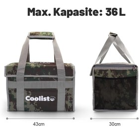 Resim Coolist CL36C 36 Litre Katlanabilir Termos Bez Çanta / Buzluk 