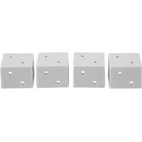 Resim Pencere Perdeleri İçin 1 İnçlik Beyaz Kutu Montaj Braketi - Huiliang 