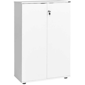 Resim Adoremobilya Rio Ofis 3 Raflı Kapaklı Kitaplık - Diamond Beyaz 