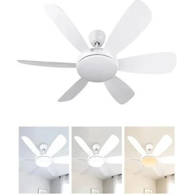 Resim Teknikerelektrik Cata CT-1157 Fırtına 122W 3 Renk Vantilatör Dimlenebilir LED Armatür 