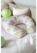 Resim Emzirme Yastığı Çift Taraflı, Avokado Desen, Destek Yastığı Model 