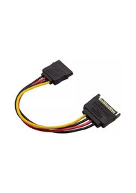 Resim Sata Power Uzatma Kablosu 15 Pin Dişi Erkek Sata Power Uzatma Kablosu 30 Cm 