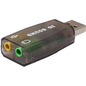Resim 5+1 Harici USB Ses Kartı Mikrofon Hoparlör Birlikte 3.5mm 