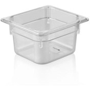 Resim Kapp Plastport Kırılmaz Şeffaf Gastronom Küvet 1/6-100 