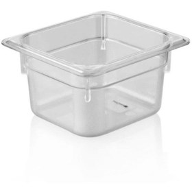 Resim Kapp Plastport Kırılmaz Şeffaf Gastronom Küvet 1/6-100 