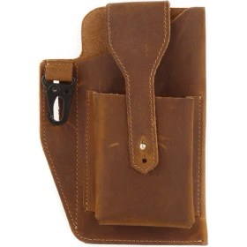 Resim Fashion Smart Giyilebilir Deri Bacak Çantası (Yurt Dışından) 