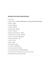 Resim Radiva - Fıjı Dekoratif Havlupan 650x740 Antrasit - 1fıj06500740b2ts- 