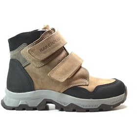 Resim Raker 805 Hakiki Yağlı Deri Kum Cırtlı Ortopedik Erkek Çocuk Bot Bej - Kum 