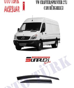 Resim Vw Crafter Mercedes Sprinter 2008-2020 Mugen Cam Rüzgrlğı Ön 