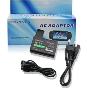 Resim Ecovibe Psp Vita Adaptör Psp Vita Şarj Cihazı Psp Vita 5 Volt 1500 Mah Adaptör 