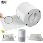 Resim Genel Markalar Faf-10 Adet Xiaomi Smart Air Purifier 4 Kompakt Uyumlu Gümüş Iyonlu Elektrostatik Toz Tutucu 