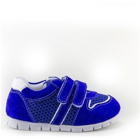 Resim Mnpc Unisex Saks Mavi Deri Ortopedik Destekli İlk Adım Ayakkabı Saks 