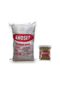 Resim Ekoset Kalın Kasa Lastiği 12 KG 180 x 5 MM 