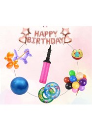 Resim BALONBURADA Çift Yönlü Pilates Pompası Balon Pompası Yüzme Malzemeleri Şişirme Pompası 