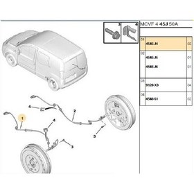Resim Ön Abs Sensörü Bipper Nemo 4545.j4-trn0050 