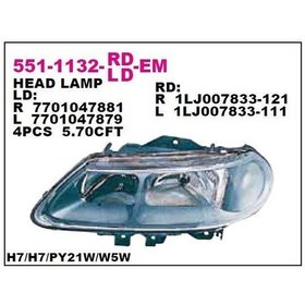 Resim Depo-551-1132r-ld-em - On Far Sag Elektrıklı Renault Laguna 99- 