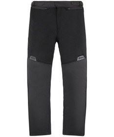 Resim Icon Mesh Af Overpant Korumalı Motosiklet Pantolonu Siyah 