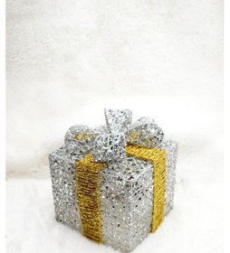 Resim Waldern Yılbaşı Çam Ağacı Hediye Paketi Küçük Boy Gümüş-gold 