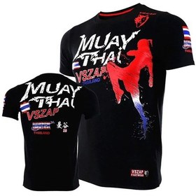 Resim Snapbuyerkek Muay Thai T-shirt Spor Koşu Fitness Mma Boks Eğitim Gömleğibej Bej 
