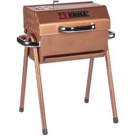 Resim Igrıll Barbekü Cube 402 Mm Kömürlü Mangal Kahverengi 