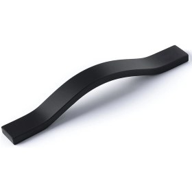 Resim Nzb Mobilya Çekmece Kolu Mutfak Dolabı ve Kapak Kulpları Dayanıklı Siyah Metal Kulp 128 mm 