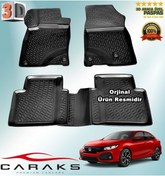 Resim Civic 3D Paspas Havuzlu Hb 2016 - 2020 Arası Siyah N11.19366 