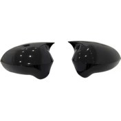 Resim Hasakman Seat Leon Mk2.5 Batman Yarasa Ayna Kapağı Piano Black 2009 2010 2011 2012 