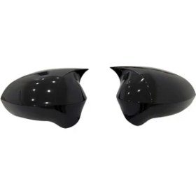 Resim Hasakman Seat Leon Mk2.5 Batman Yarasa Ayna Kapağı Piano Black 2009 2010 2011 2012 