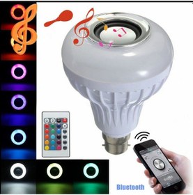 Resim Bluetooth Hoparlörlü Rgb Kumandalı ve Wifi Kontrol Akıllı Ampul 