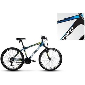 Resim Carraro Speed 260 Erkek Dağ Bisikleti 410h V 26 Jant 21 Vites Mat Siyah Mavi Koyu Mavi Çok Renkli 