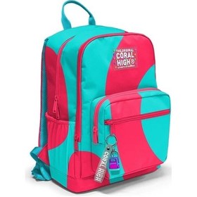 Resim Coral High Neon Mercan Turkuaz Sırt Çantası 23685+ Termos 88545 Çok Renkli 