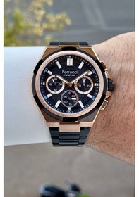 Resim Ferrucci Fcgnct406 Erkek Kol Saati Rose Gold 