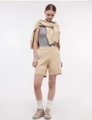 Resim Calista Örgü Şort Trikodan Yapılmış 297384370 Bej 