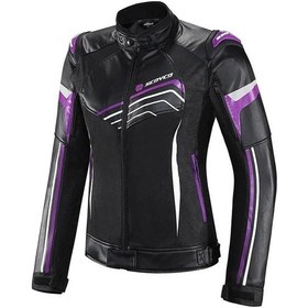 Resim Scoyco Jk153w Kadın Mont Siyah-mor 