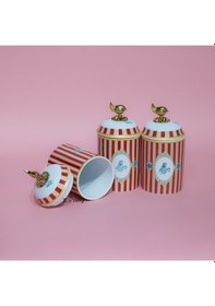 Resim Bellisima Büyük Porselen Baharat Takımı 3'lü Çok Renkli 