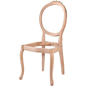 Resim Mavikoltukdöşeme Ms - San 151 / Madalyon Oymalı Sandalye 