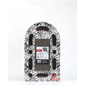 Resim M-pets Urban Style Freestyle Kedi Karton Tırmalama Tahtası Siyah Beyaz 50x30 Cm 244-54019.01 