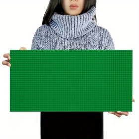 Resim Klasik Birleştirme Bina Blokları Taban Plakası 32x64 Büyük Markalar ile Uyumlu - Kendin Yap Montaj Çocuk Oyuncağı Duvarı, Dayanıklı ABS Malzeme, Çoklu Renkler 