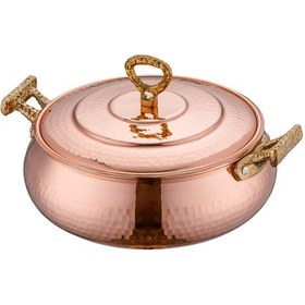 Resim Emsan Göbeklitepe Bakır Pilav Tenceresi 20 Cm Bakır 