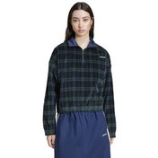 Resim adidas Tartan Half Zıp Kadın Sweatshirt Yeşil 