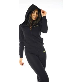 Resim Sweet Sauna Mont Kapüşonlu Fermuarli Swearshirt ve Tayt Termal Takım 