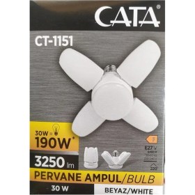 Resim Cata CT-1151 30 Watt Pervane Ampul Beyaz 