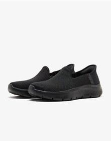 Resim Skechers Go Walk Flex 124963tk Kadın Spor Ayakkabı - Siyah 